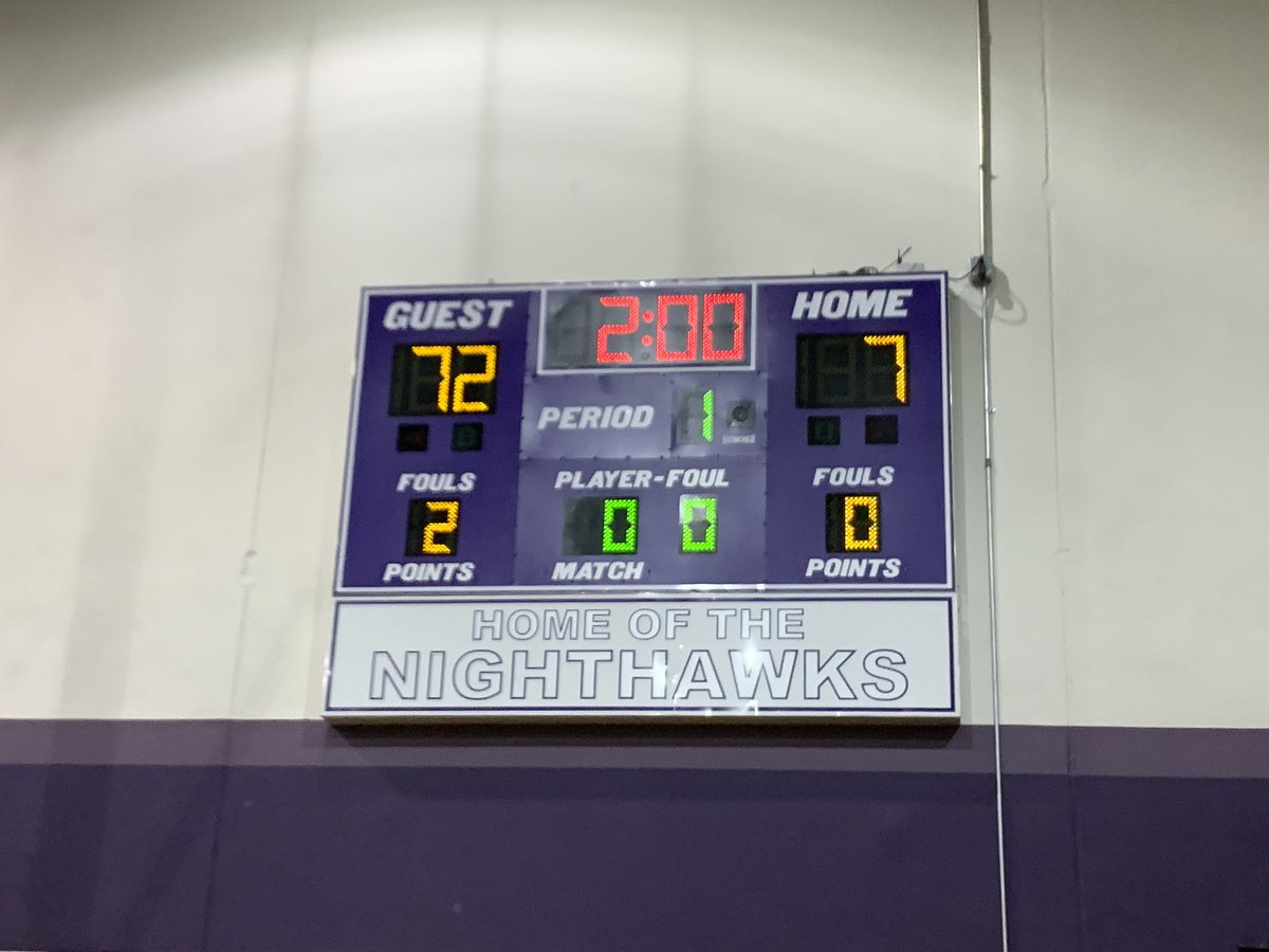 Nighthawks improve to 2-0 in conference duals with a 72-7 victory over Eastern Alamance!!