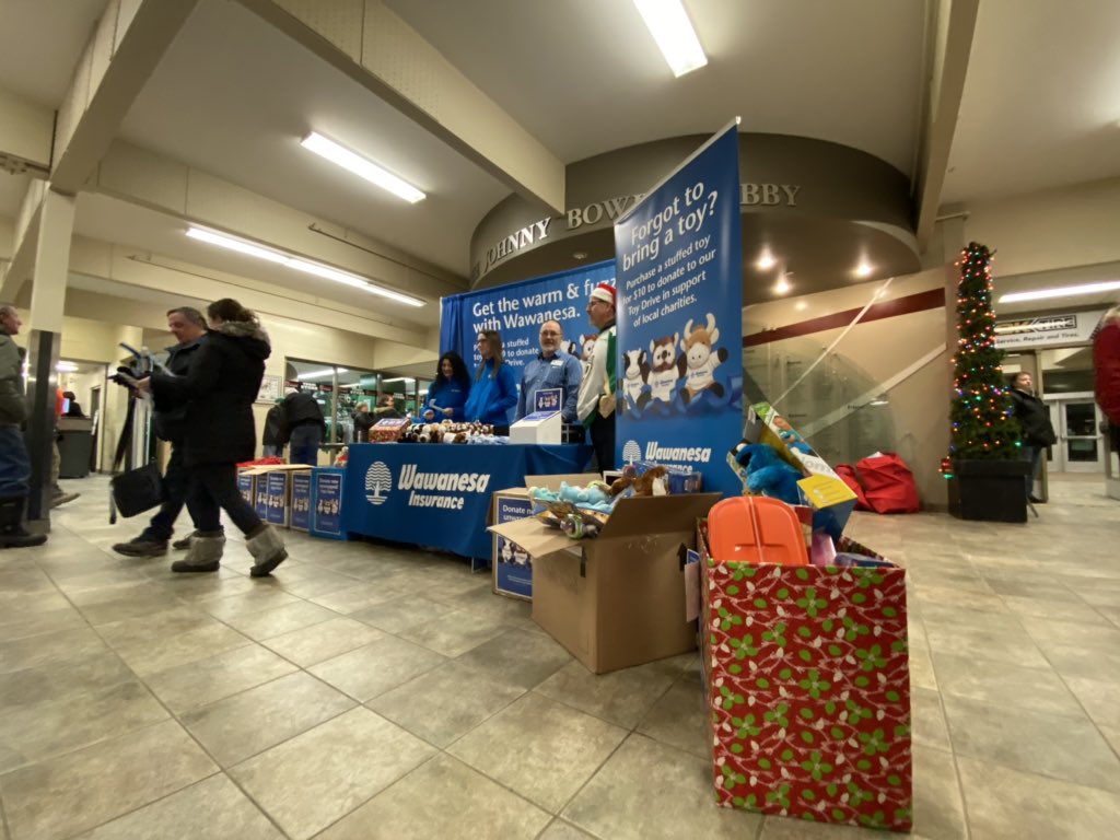 y - Prince Albert Raiders (@paraidershockey) on Twitter photo We’re all set up for the <a href="/Wawanesa/">Wawanesa Insurance</a> Toy Drive in support of the Optimist Club of Prince Albert!
Bring your new and unwrapped toy for a chance to win a trip to the 2020 <a href="/CHLMemorialCup/">Memorial Cup presented by Kia</a> Presented By Kia!
#GoRaidersGo #PAvsMH We’re all set up for the <a href="/Wawanesa/">Wawanesa Insurance</a> Toy Drive in support of the Optimist Club of Prince Albert!
Bring your new and unwrapped toy for a chance to win a trip to the 2020 <a href="/CHLMemorialCup/">Memorial Cup presented by Kia</a> Presented By Kia!
#GoRaidersGo #PAvsMH