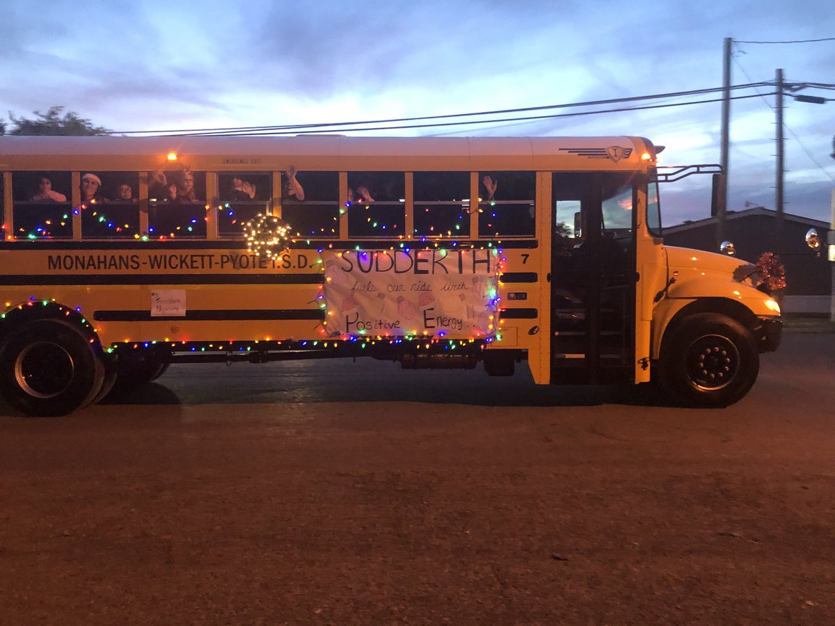 McDanielDebbie's tweet photo. So proud of Sudderth staff!  They decided to share their positive energy w all in their Christmas “Energy Bus”!  #energybus #energybusschools #jongordon11 https://t.co/3kze1uKG7B