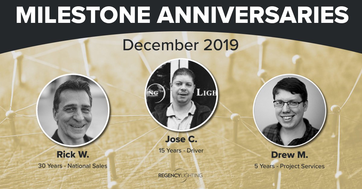 regencysupply's tweet image. Congratulations to this extraordinary group for their milestone anniversaries with Regency! A special thank you to Rick for 30 strong years as part of the Regency family. We're grateful for the many years of hard work that you all have put in. #RegencyLife