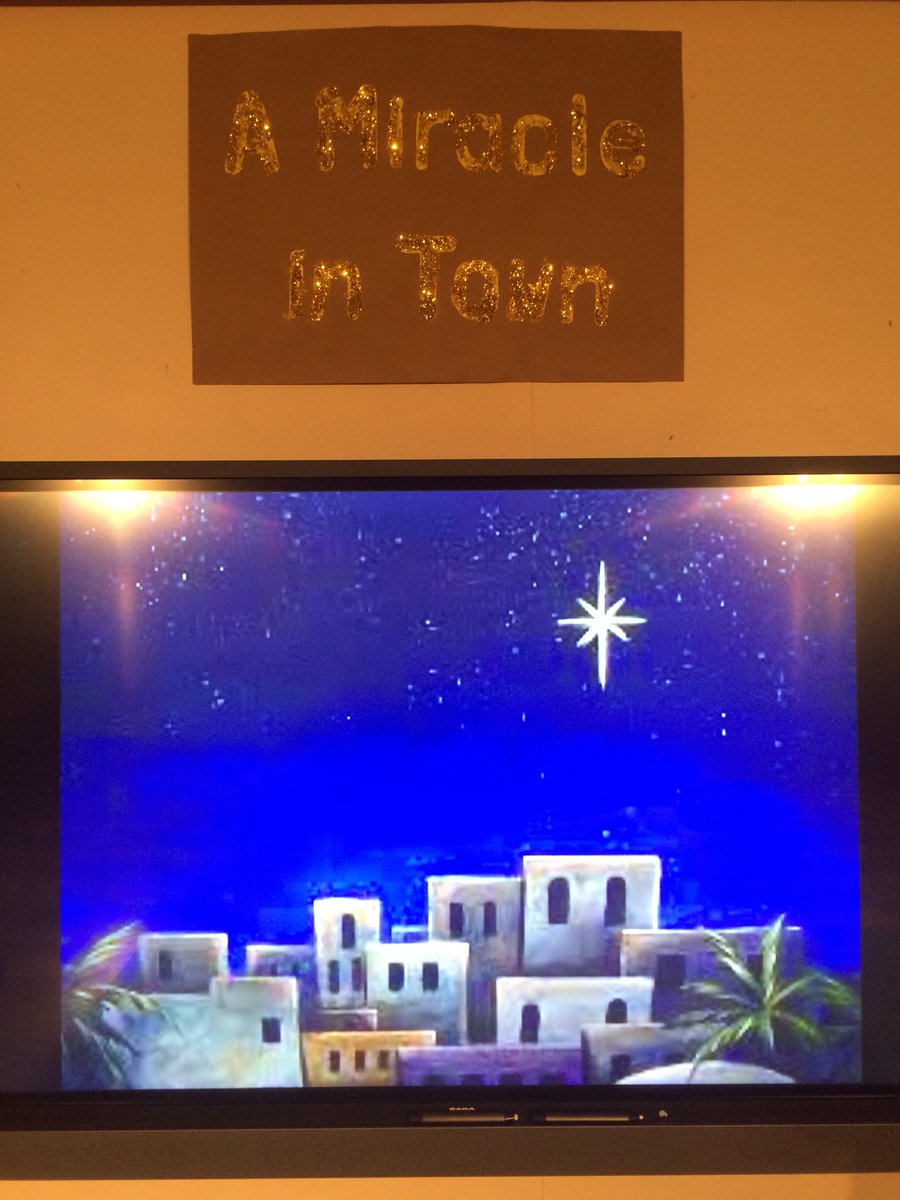 Well done to all the children who sang and performed their hearts out this week! A true miracle in town! You are all stars to us! Merry Christmas from us all 🎄