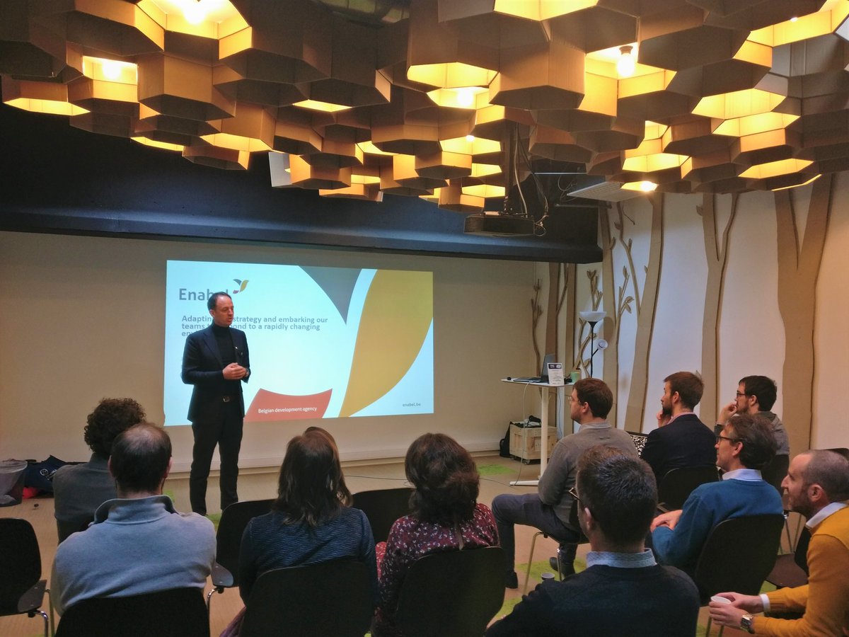 jeanvanwetter's tweet photo. Sharing #Enabel change strategy at the latest #TeamTalks by @teampitfalls together with my colleague #OlivierHeck. Good to get feedback from other organizations and learn from each other on how we can do better #WorkingTogether https://t.co/Y467EloNue