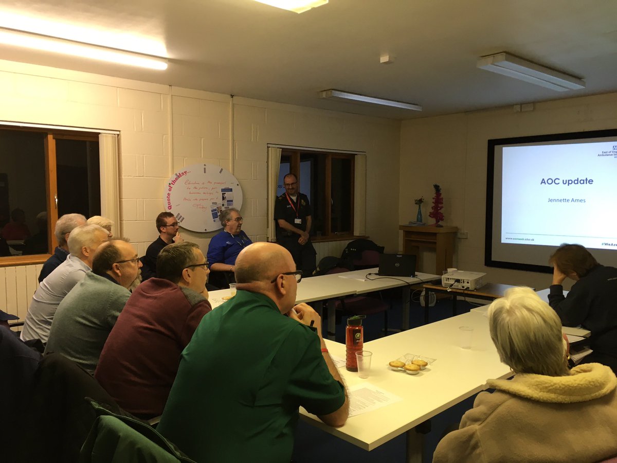 #CFR Control rep Jennette giving an update at our #Suffolk co-ord rep meeting <a href="/EastEnglandAmb/">EEAST Ambulance Service</a> <a href="/Suff_CFR_Mngr/">EEAST_CRM_Manager</a> <a href="/EEAST_CFRS/">EEAST CFRS</a>