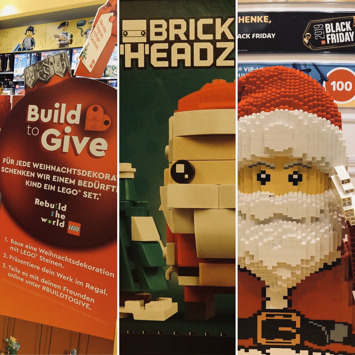 LBG_BRICKS's tweet photo. Keeping up with the #Christmas #festive fun here at #LondonBridgeBRICKS our next video is of my recent trip to #Vienna and the #Brickheadz build of Mr & Mrs Claus https://t.co/QecALS5mBS #Santa #lego #Santaclaus #Austria #BuildtoGIVE #legostore #legosanta #legoChristmasTree #AFOL https://t.co/MyFsNwwrXm