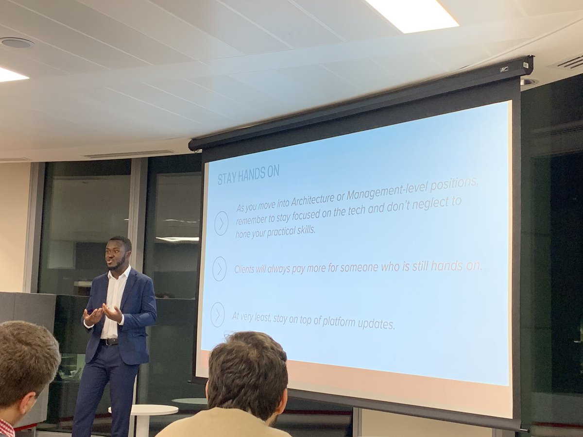 Getting tips on how you can make yourself attractive to an employer:
- make sure you add the studios and builders you use on your CV
- It is possible to negotiate a higher salary if have the certs