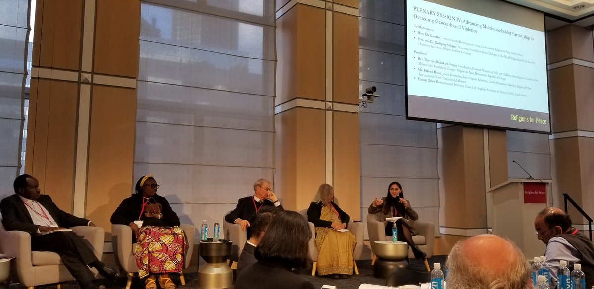 Paganyo's tweet photo. Question: Whereas Religious people should be a Peaceful community, it is unfortunate that some of the cases of GBV have been propagated by our Faiths. Where do we draw the line btn practicing Faith & Overcoming GBV? Sobering reflections.. #RfP19 @religions4peace https://t.co/s3o29HZ4Ef