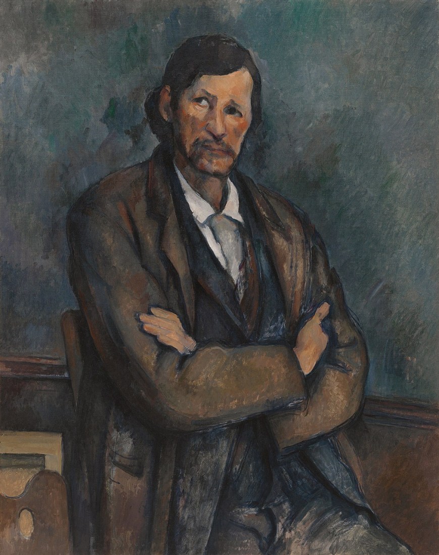 #GuessTheArtist answer: Paul Cézanne, “Man with Crossed Arms” (1899). Learn more about the work: guggenheim.org/artwork/786
