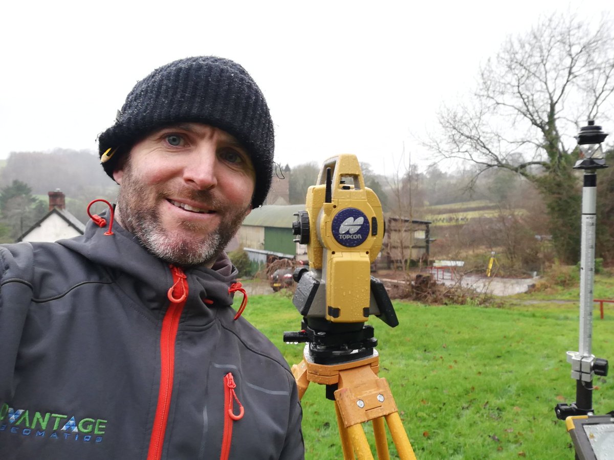 Well, a December day in South #Shropshire in the rain is a tough day in the field. The @TopconGB_IRE #ds103 fought on through but my waterproofs effectiveness was a different matter!