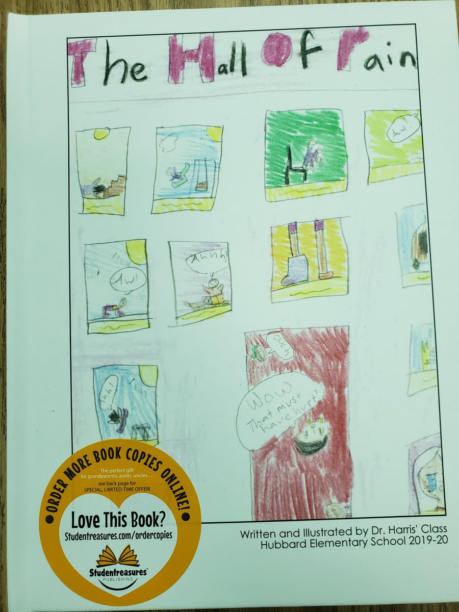 GiftedMonroeCo's tweet photo. Congratulations to my 4th graders on becoming #proudauthors with @studentreasures. It's pretty impressive since they had to get pierced by a toothbrush, fall off a zipline, trip on bubbles, get thrown from a golf cart, fall into a fan and more to do it #hallofpains https://t.co/cPkLX5hhBM