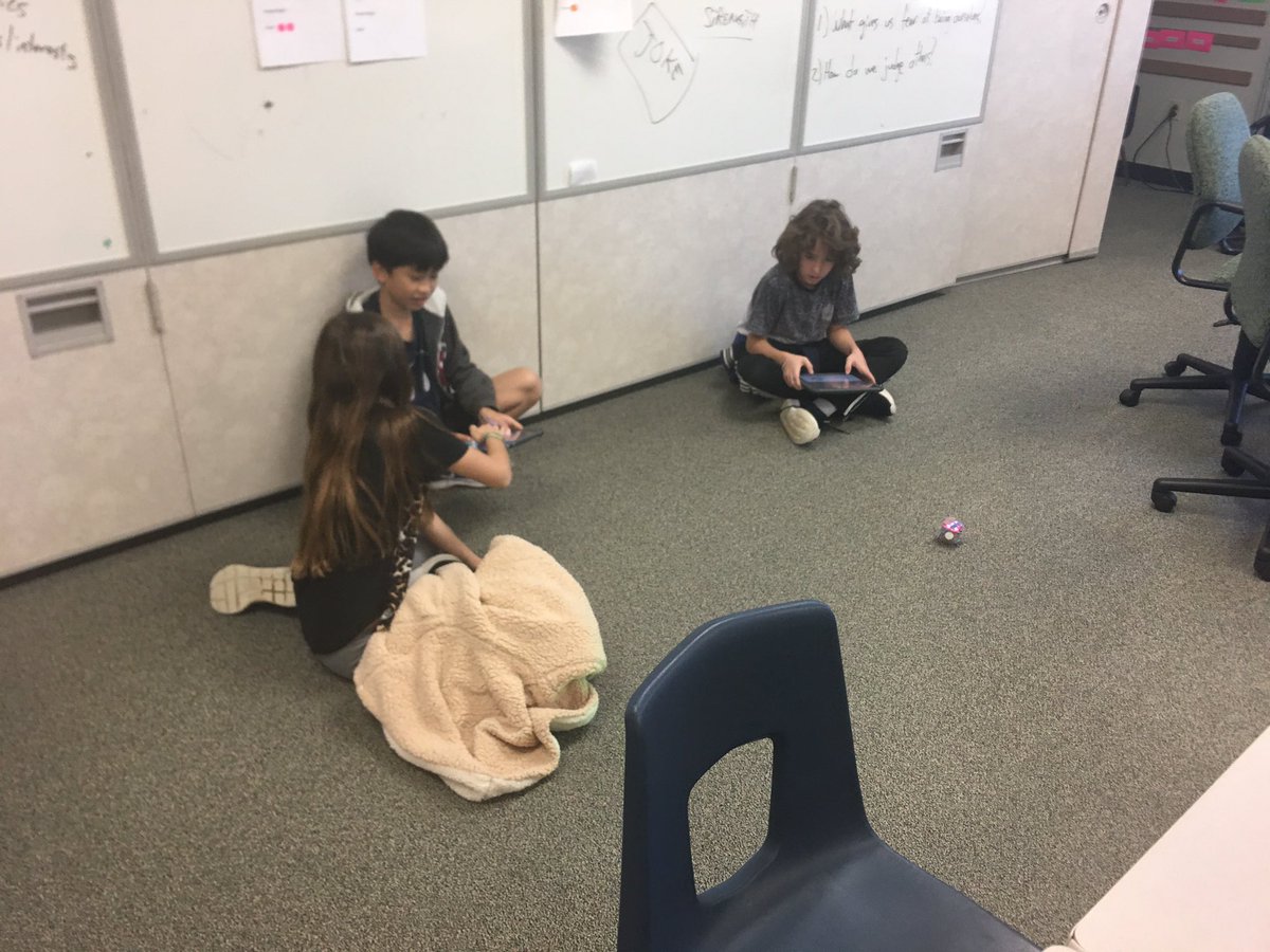allisonbrown_ap's tweet image. Got to do some coding with our 5th graders and spheros. Impressed by their coding skills! #1LISD #LISDcodes #greatnesswithin