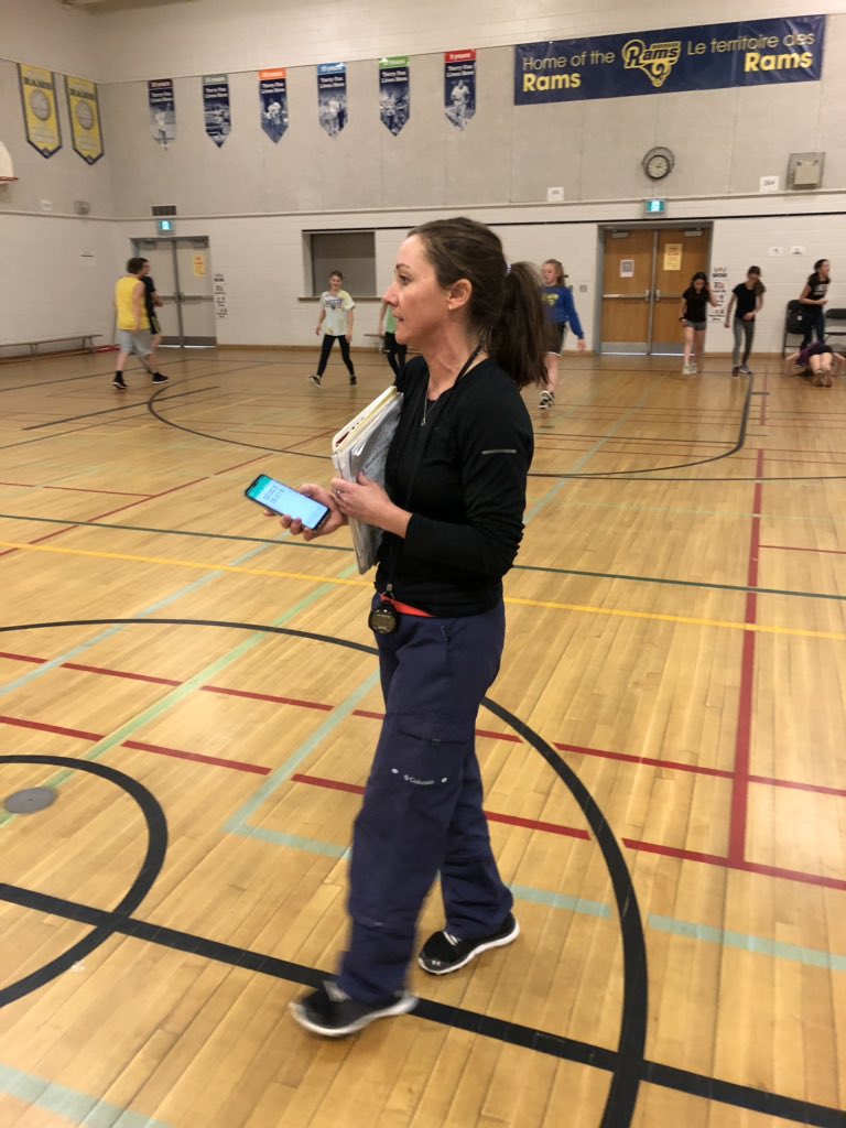 GregpittG's tweet photo. Thanks to Keri Marshall for a quick tutorial in CrossFit training! @Riversideps #GoRams https://t.co/W8BoFGADy3