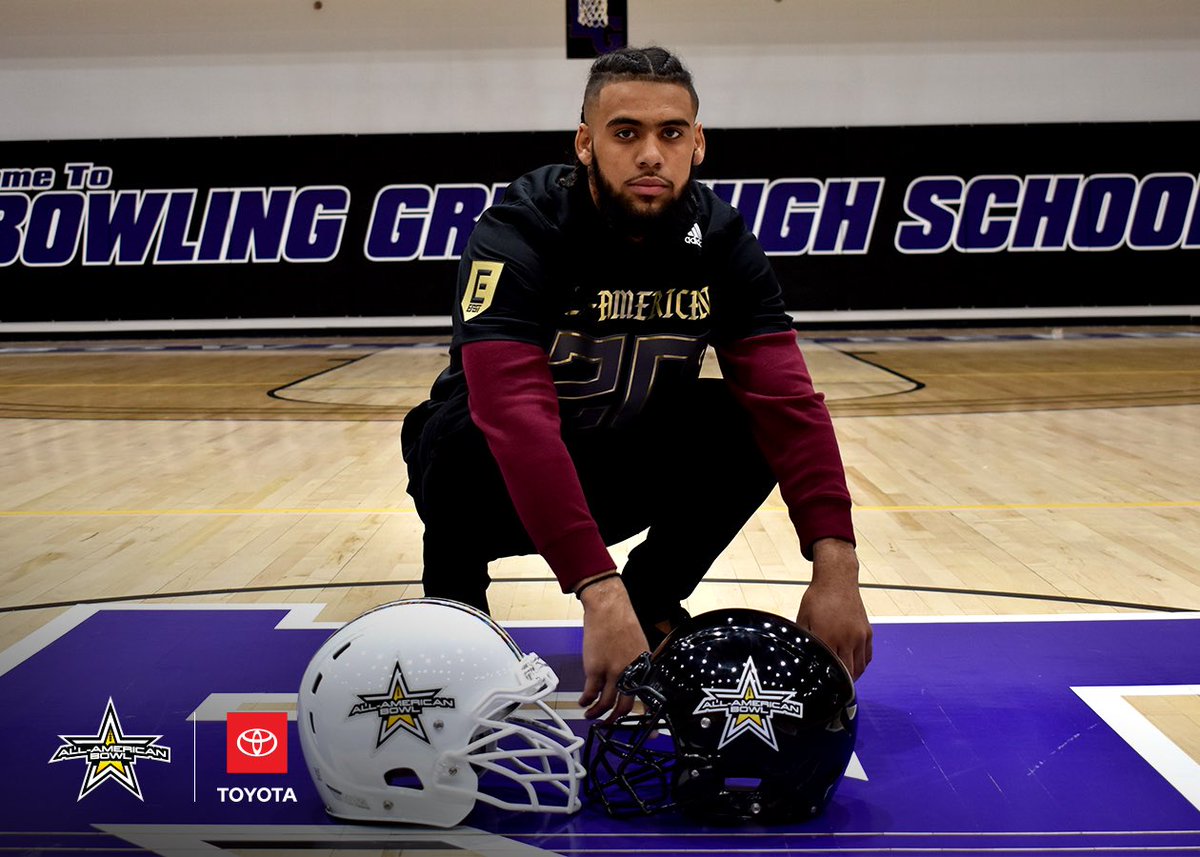 AABonNBC's tweet photo. Welcome Vito Tisdale (@vitotisdale7) to the 2020 All-American Bowl @NBCSports 

Vito will make his college declaration live on @nbc January 4th.

#LetsGoPlaces @Toyota 

#AABSZN20 🇺🇸 https://t.co/qUfZsmIOJE