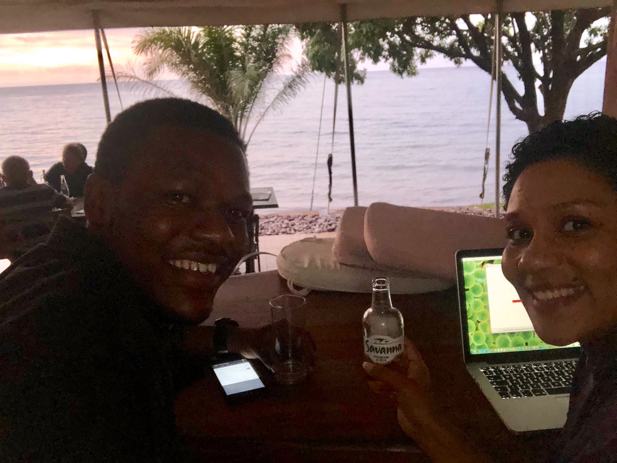 MirandaNaiman's tweet photo. When duty calls on the shores of Lake Tanganyika 🇹🇿

#BeautifulKigoma https://t.co/kutNQxvYNE