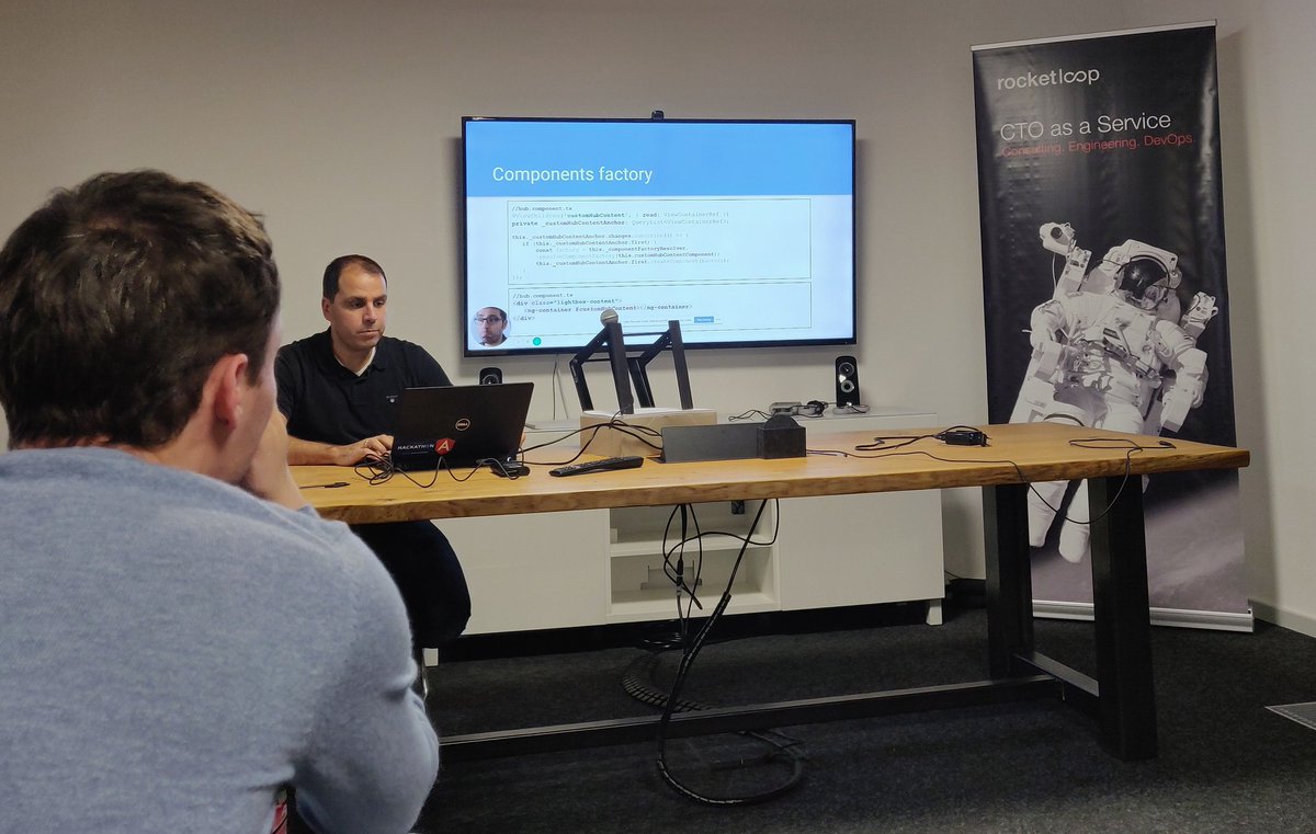 #ngfrankfurt coming to an end today with presentation of building Angular apps for multiple customers. Was great to attend, thank you!