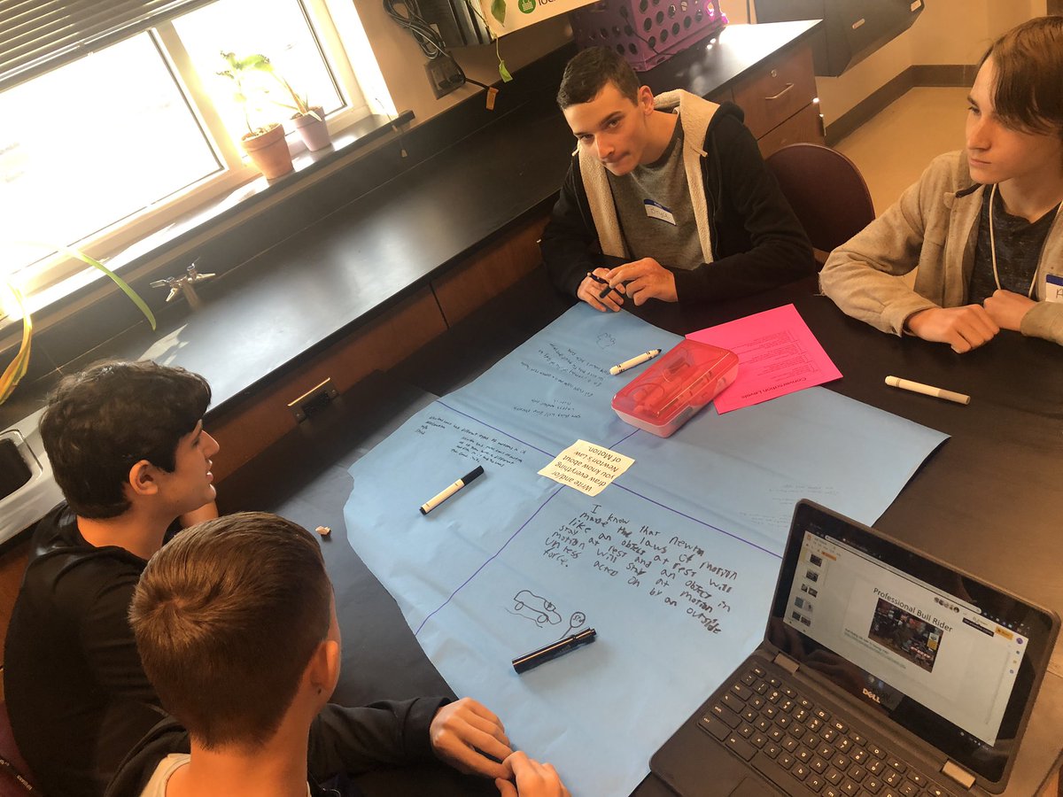 11TXLessonStudy's tweet photo. Powerful revised #TXLS lesson @BMyersMS! Students self-assessed group conversations & connected Newton’s Laws to career duties. Then, the team reflected on how to carry their research & work forward. Teacher growth=student growth! @dentonisd @ESCRegion11 https://t.co/ggrCiF6IhB