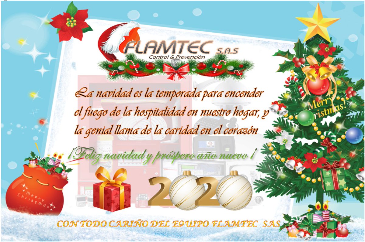 FlamtecS's tweet image. feliz navidad en familia y amigos ❤❤❤ ! Flamtec sas, control y prevención ¡