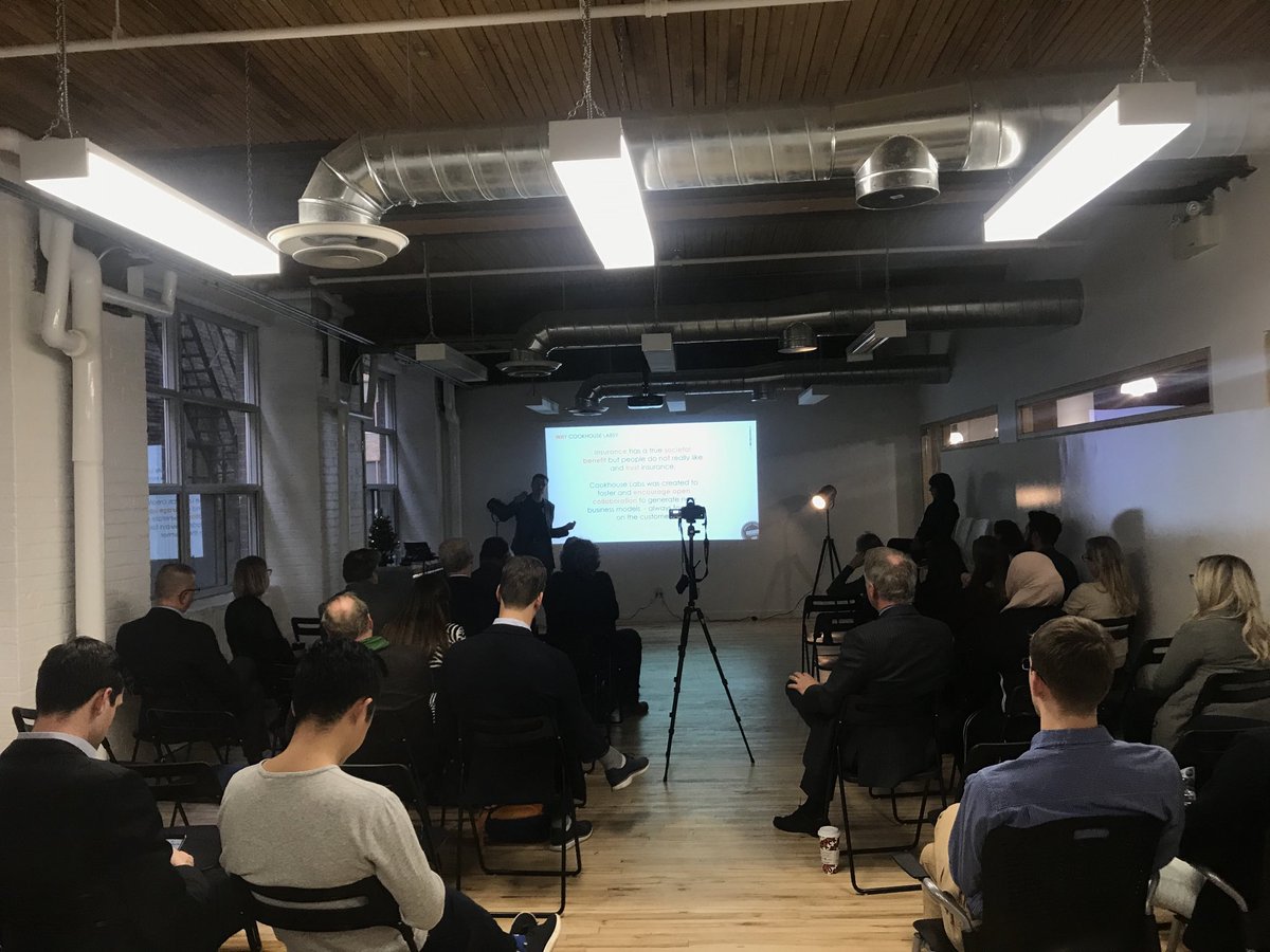 CookhouseLab's tweet photo. It’s a full house! Big thank you to the innovators who are here today to #MakeInsuranceBetter https://t.co/VXNXzLZQdF