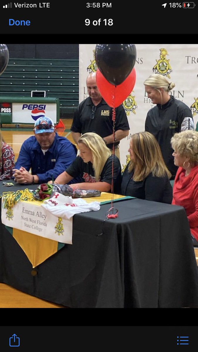 emma_alleyy's tweet photo. Signing day! #SoundTheSiren @SoftballNwf https://t.co/EWrD9C6014