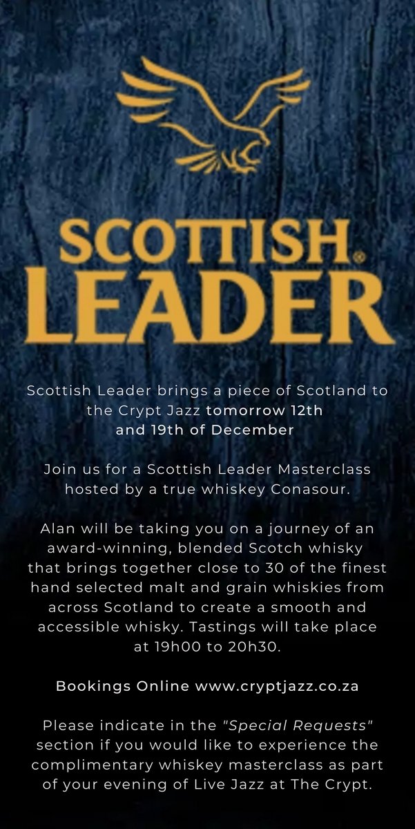 We introduce a Whiskey Appreciation Masterclass - *|mailchi.mp/thecryptjazz/c…|*
