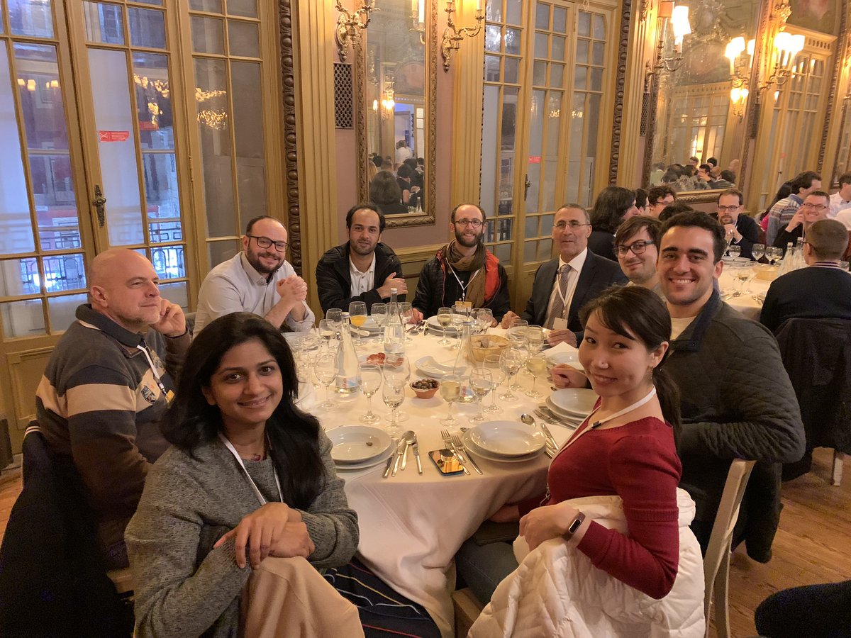 gilienv's tweet photo. #complexnetworks19 and we’re Dining at #casadeAlentejo in the centre of the Lisbon’s ancient #Baixa! You climb up the stone stairs and find yourself in an Arab courtyard! And INSIDE -the diner is ornamented with tile panels from a 17th century palace! With @HocineCherifi https://t.co/oR4nsTpNRC