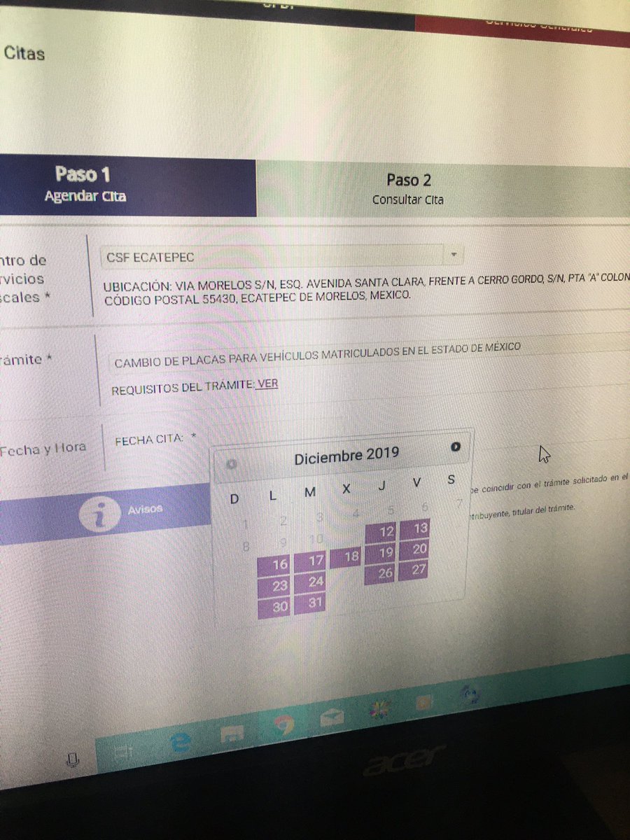 Cita Reemplacamiento Estado De Mexico / El 2 de julio