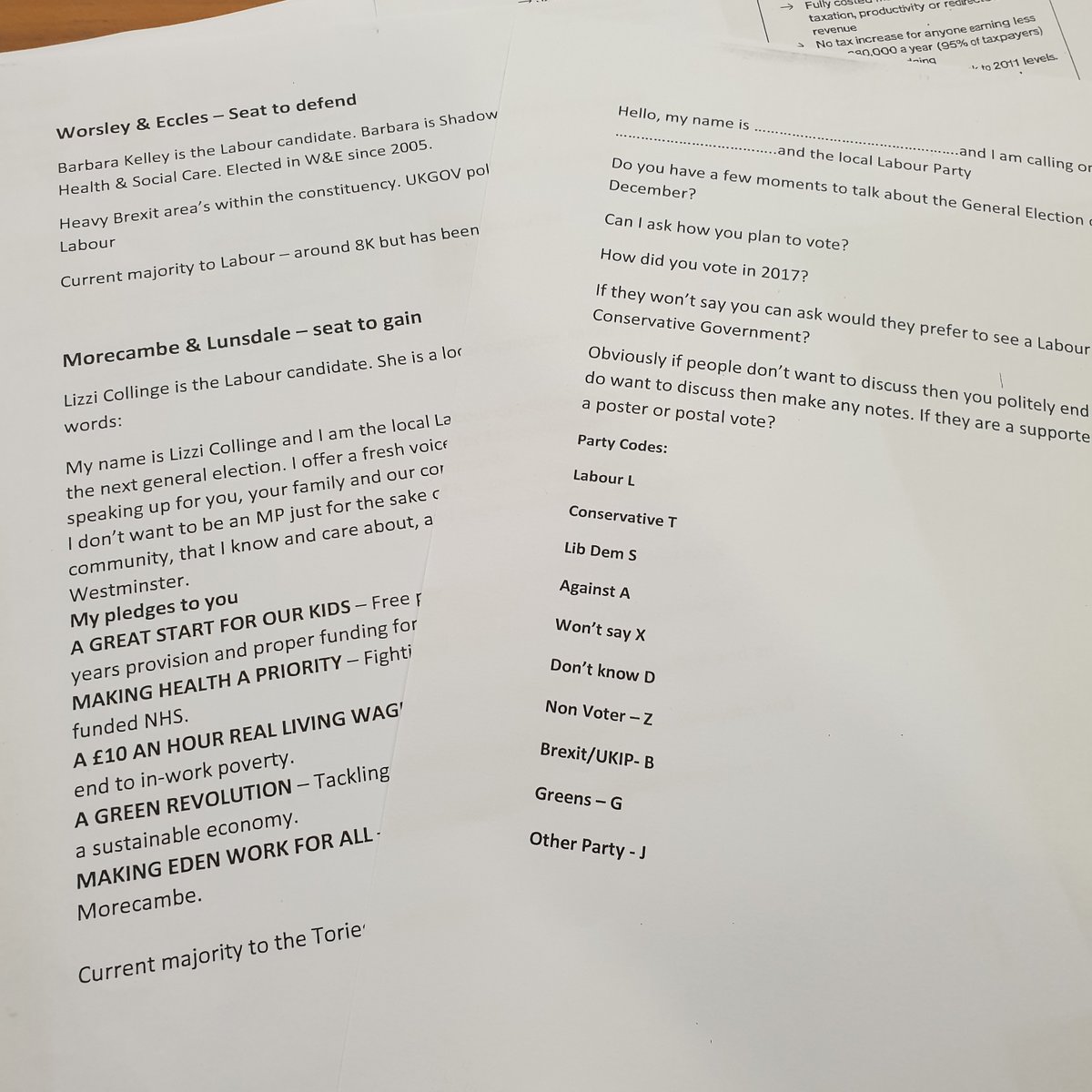 Spending a few hours after work telephone canvassing for Labour's @LizziCollinge in Morcambe and Lunesdale to be elected and what a brilliant response #VoteLabour #jc4pm #savethenhs #vote #labour #toriesout #toryliars #votenhs