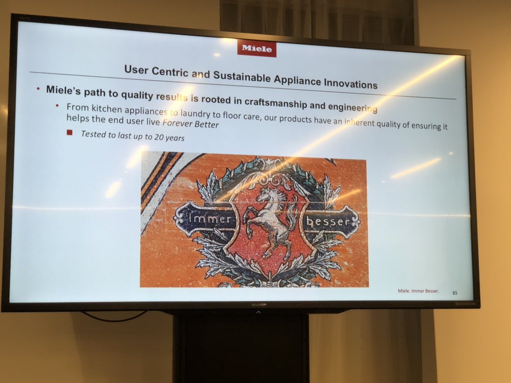 NKBA_CEO's tweet photo. @MieleUSA @thenkba #DesignTechConnection @ce_pro @KBBconnect https://t.co/B5M7TgLHN4