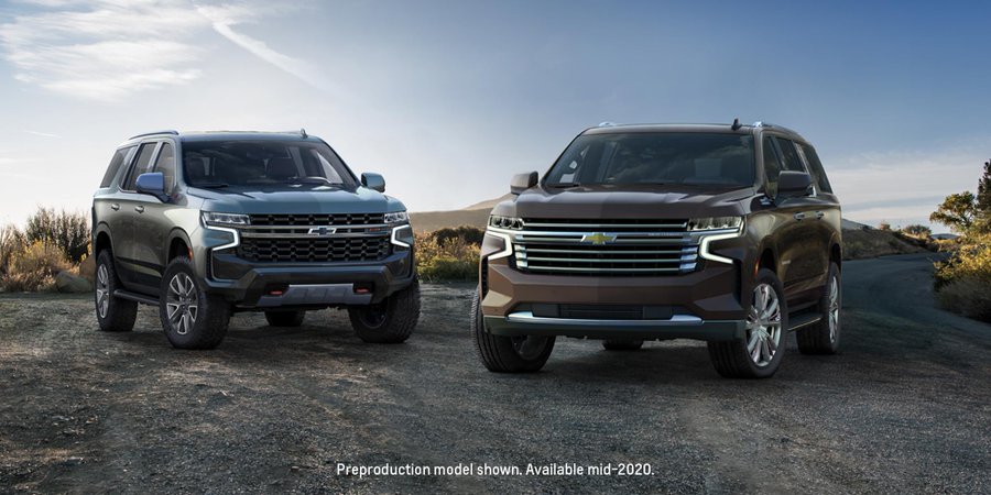 Revealed - the 2021 Chev Tahoe and Suburban! Suburban +19% cargo room, Tahoe + 66% more room behind 3rd row. 420 HP = most powerful Tahoe / Suburban ever!