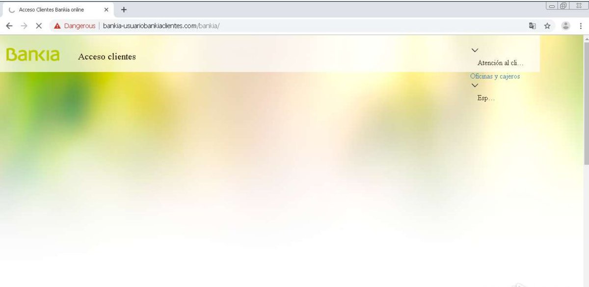 whale_it's tweet photo. #phishing Bankia phishing page found with .zip
URL: bankia-usuariobankiaclientes[.]com
Hosted by #UNIFIEDLAYER https://t.co/KTpncnWdGA