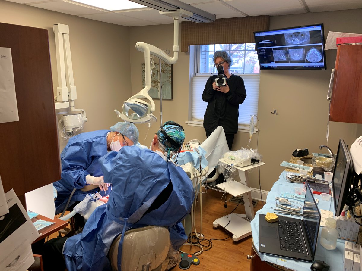 SCBDental's tweet photo. We're changing lives one patient at a time with new and extraordinary Zygomatic implants.  Dr. Robert M. Bentz placed zygomatic implants today into a patient that no longer had a bridge.  Stay tuned for her future progress! https://t.co/9AMoxbuk88