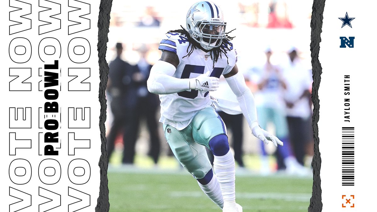 thejaylonsmith's tweet photo. Don't forget to retweet to cast your vote! Voting ends 12/12! #ProBowlVote + Jaylon Smith https://t.co/GosuLJut4z