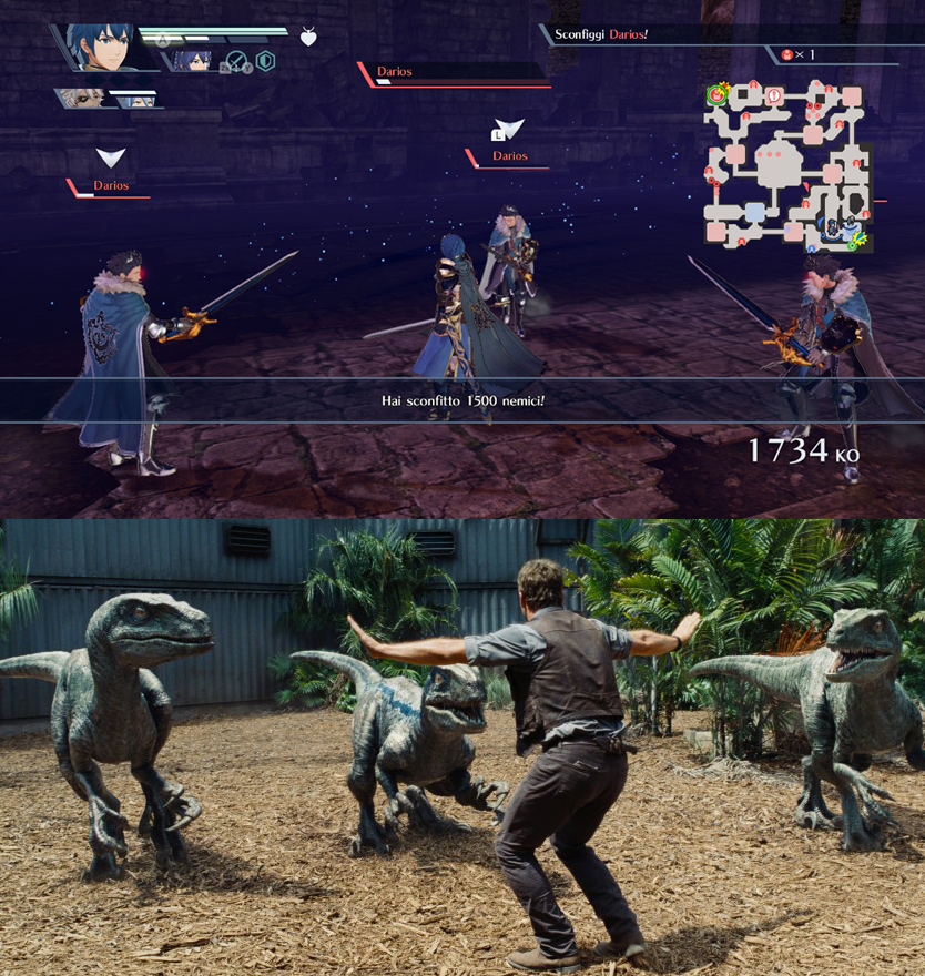 AkinoKourui's tweet photo. I dunno if someone is as obsessed with Fire Emblem Warriors as I am. Btw I'm a total idiot who spent 250+ hours on this game and well, take this meme.

#Prattkeeping #FEW #Darios #FireEmblemWarriors https://t.co/xKUYfCny2x