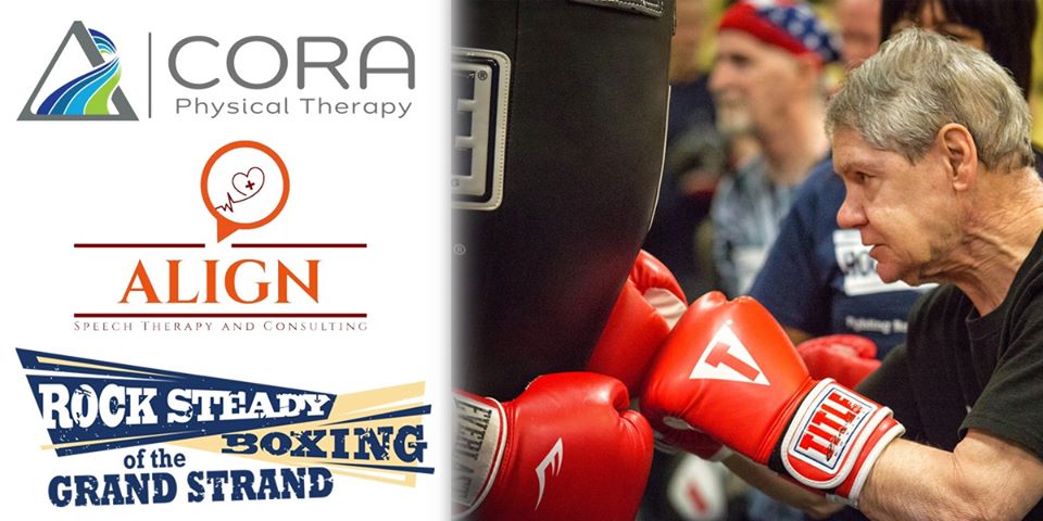 CORAPTherapy's tweet image. Think Big. Move Big. Live Big with @LSVTGlobal-certified Experts, Sports Medicine Professionals (We call it -- #ActiveTracks!), @RockSteadySC and #AlignSpeechTherapyandConsulting this Sat, 12/14. 

#MyrtleBeachSC here we come!📅 bit.ly/2YH2Wp3