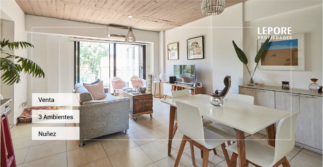 LeporePropiedad's tweet photo. →USD 240000
→Av. Cramer N° 3549
→#Venta #Departamento #3ambientes #Nuñez #LeporePropiedades #propiedades #inmobiliaria
→Consulta por Whatsapp https://t.co/sOz11cwL3y
→Ficha de la propiedad para más info, fotos, o solicitar una visita
https://t.co/9qMhptGm4X https://t.co/reWTmzCb6C