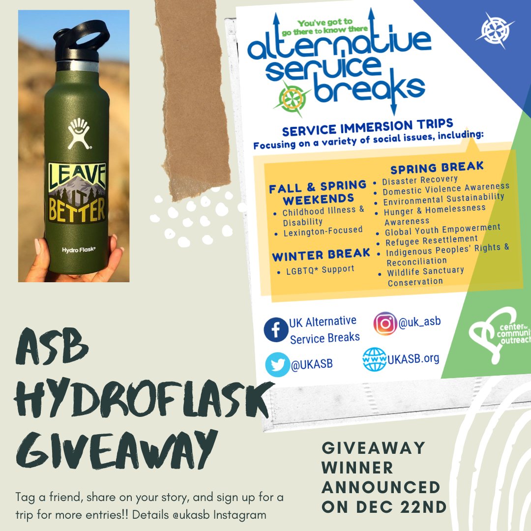 UKASB's tweet photo. Don't forget that ASB Hydroflask Giveaway is still going on! Head over to our Instagram @UK_ASB to check it out!! https://t.co/yNmy4tlfZ2