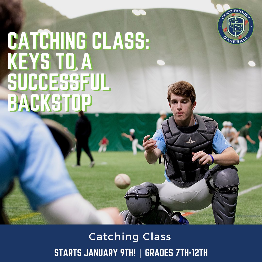Centercourt Club & Sports (@centercourtcs) on Twitter photo Improve your skills behind the plate by working on various drills and skills to get ready for the season!
Coached By Centercourt <a href="/njrisingrebels/">NJ Rising Rebels</a>​ Coach, Kevin Delaney!
More Info & To Register 👉bit.ly/CCCatching
Starts January 9th! Improve your skills behind the plate by working on various drills and skills to get ready for the season!
Coached By Centercourt <a href="/njrisingrebels/">NJ Rising Rebels</a>​ Coach, Kevin Delaney!
More Info & To Register 👉bit.ly/CCCatching
Starts January 9th!