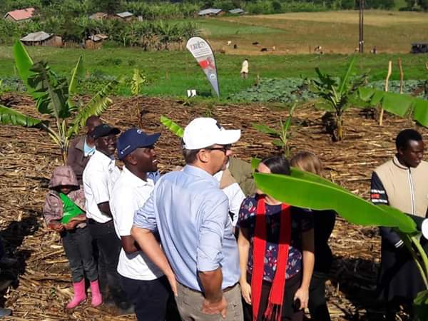 We hosted the 8 European union Ambassadors in Kapenguria ,Kapchorwa district at Cherop Joel farm.It was great hosting these powerful people who influence policies and resources.