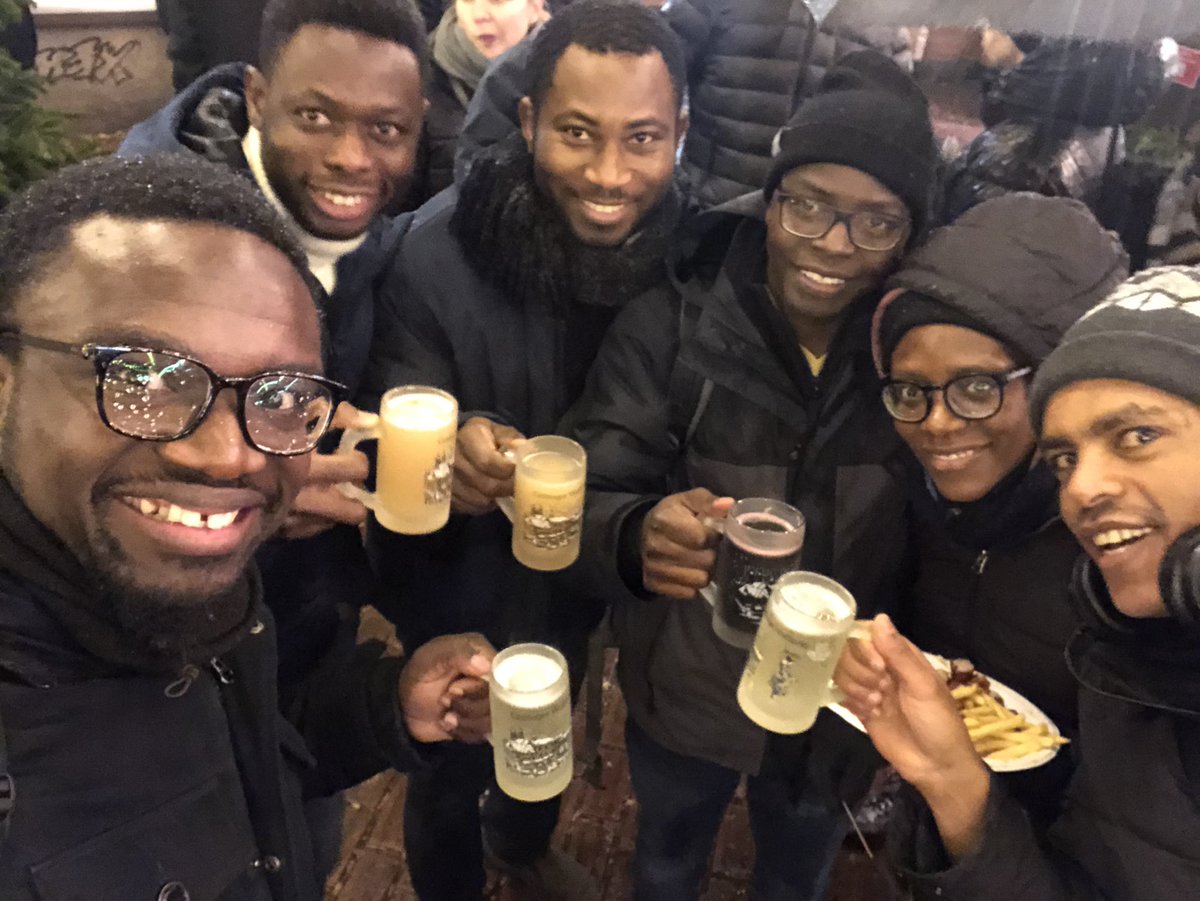 yaw_asabere's tweet photo. Christmas market with the guys! Lovely evening. #AfricanResearchNetwork #keepmoving https://t.co/tl9tt2BySa