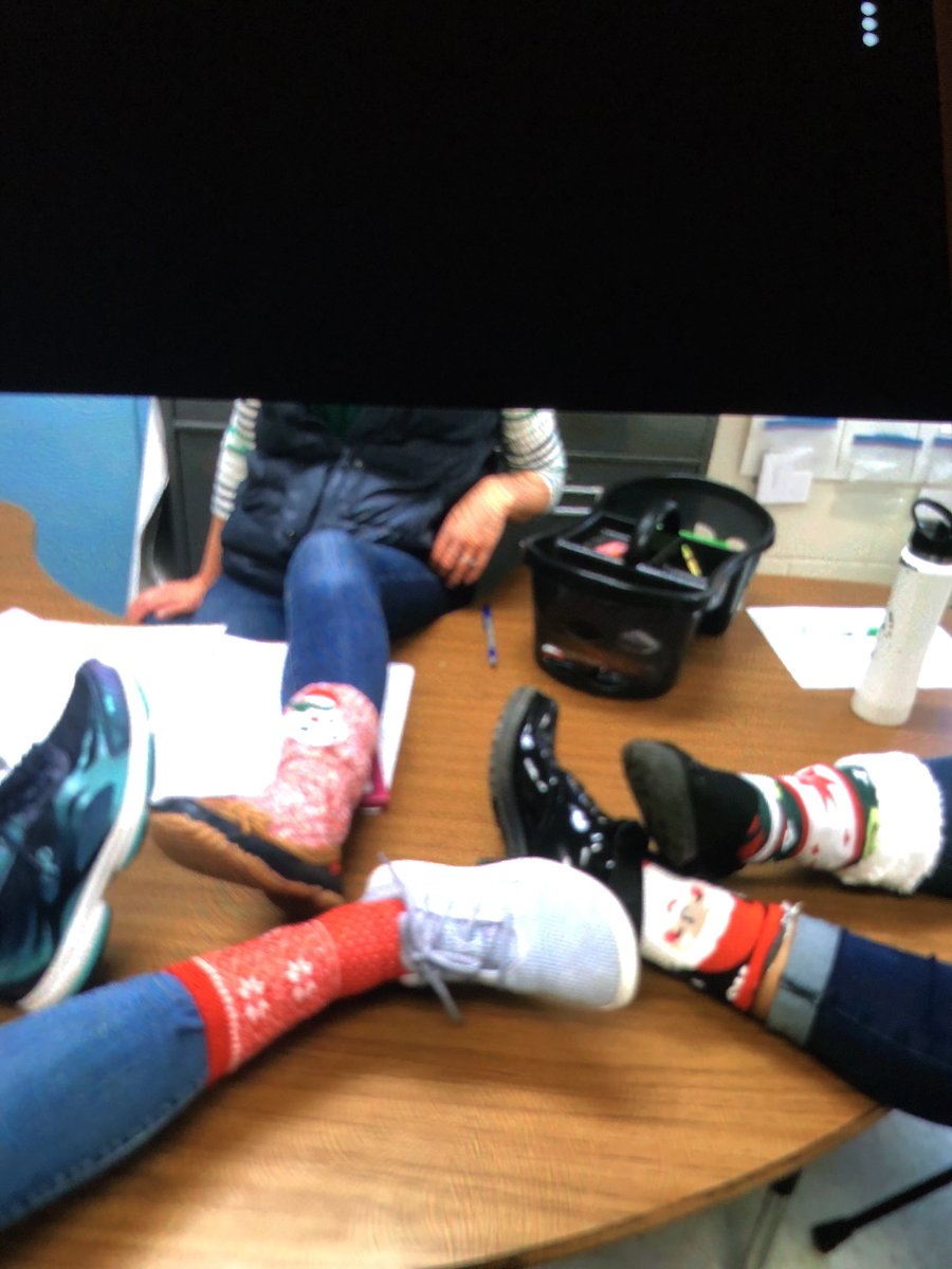 PrincipalDrH's tweet image. Let’s go Wildcat Nation!! From holiday hats to festive socks our staff  rocks! #Holidaze #WildcatWave20 🐾 #pawapproved