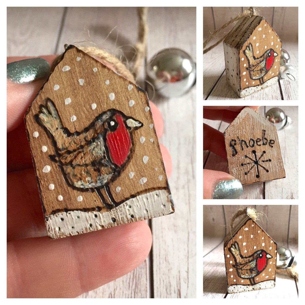 buck_lj's tweet image. Personalised Christmas Decoration - Robin Decoration - Custom Christmas Ornament - Wood Holiday Decor - Wooden Ornaments - Rustic Christmas. tuppu.net/b6af6b10 #Slumbermonkey #Etsy #CustomHoliday