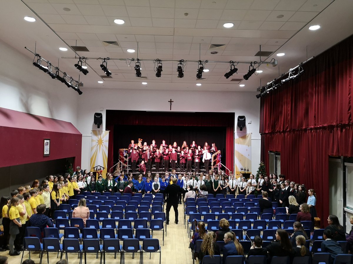 Well done to all involved in tonights concert. A fantastic night of music. Here's a picture of our last rehearsal before the performance. <a href="/StModansHS/">St Modan’s High School</a>