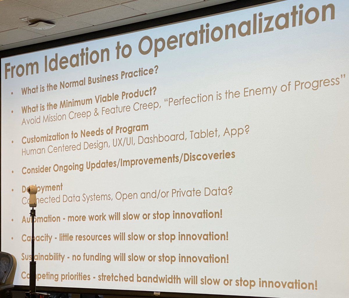 DanLinna's tweet photo. Applied AI in Public Health and Government

@reedmonseur sharing lessons learned in Chicago government at #AIforSocialGood @ChicagoAIDays conference. https://t.co/CPl4RfY4Sg
