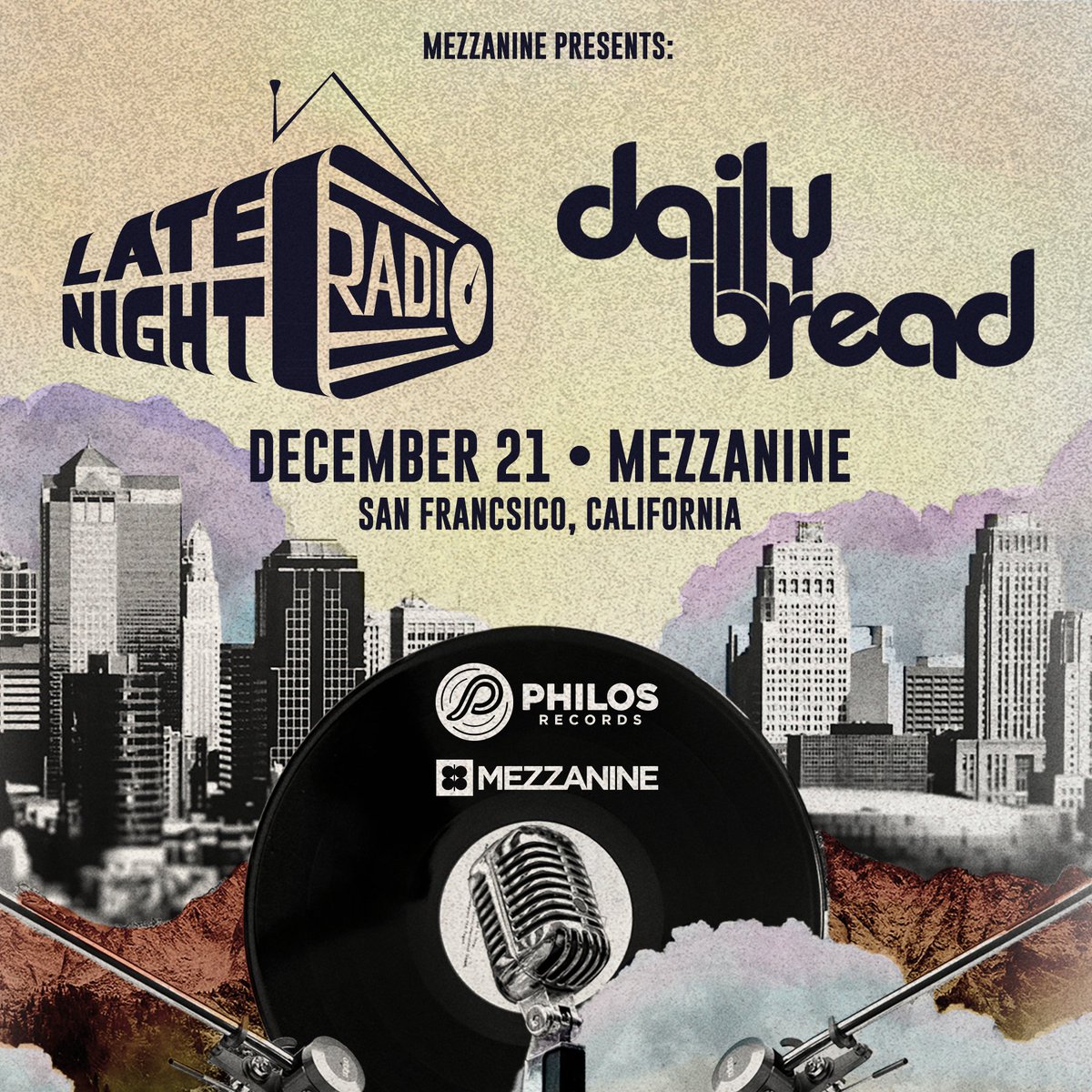 MEZZANINE (@mezzaninesf) on Twitter photo It's a full night of soulful funkadelic hip-hoppy grooves from some of the most talented beatsmiths out there:
<a href="/l8nightradio/">Late Night Radio</a>
Daily Bread (@rhettwhatley)
<a href="/artifaktsmusic/">ππ«ππ’πππ€ππ¬</a>
π: bit.ly/2E7ACTk It's a full night of soulful funkadelic hip-hoppy grooves from some of the most talented beatsmiths out there:
<a href="/l8nightradio/">Late Night Radio</a>
Daily Bread (@rhettwhatley)
<a href="/artifaktsmusic/">ππ«ππ’πππ€ππ¬</a>
π: bit.ly/2E7ACTk