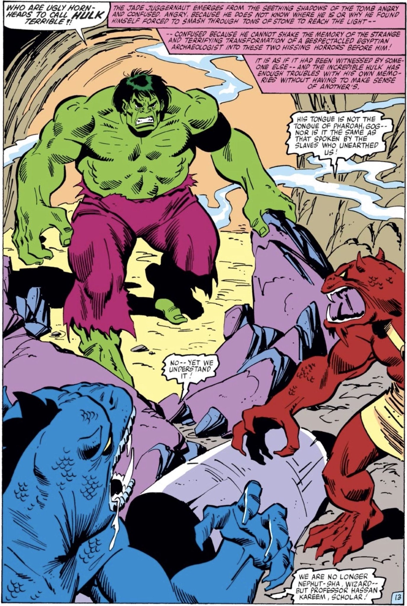 Marvel Daily Art On Twitter Gog And Magog Are Awakened From Their Ancient Sarcophagi But They Are Joined By Another Creature Just As Fearsome The Hulk Marvel Hulk Https T Co Vkee8n3ix2