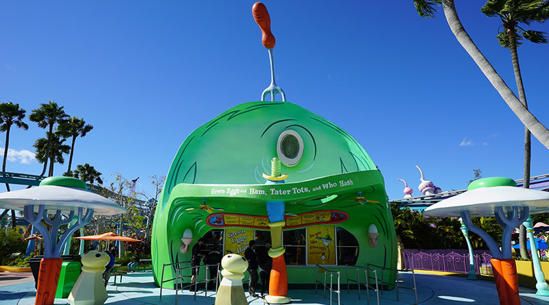 DISUniversal's tweet image. REVIEW: Green Eggs &amp;amp; Ham at Islands of Adventure is definitely worth checking out, but don’t waste any time in case it doesn’t stick around for long...
universal.wdwinfo.com/review-green-e…
