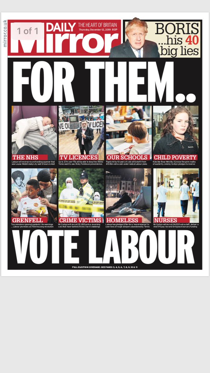 alisonp_journo's tweet image. In 1945 the ⁦@DailyMirror⁩ asked readers to vote for their children and our future. Tomorrow we do it again..