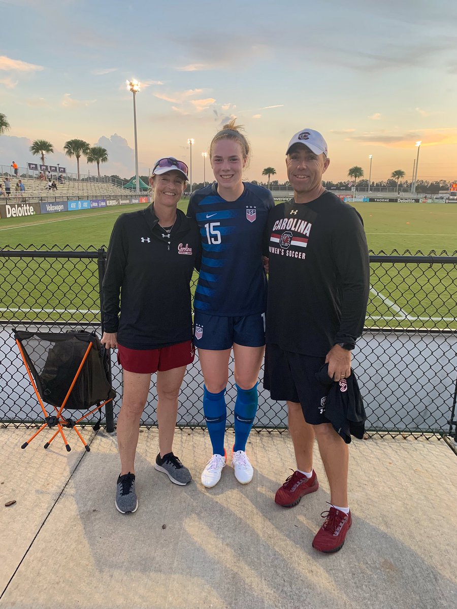 So proud of <a href="/catbarry25/">Catherine Barry</a> for continuing to work &amp; finally earn this opportunity. Enjoy it!  You represented your <a href="/GamecockWSoccer/">South Carolina Women’s Soccer</a> family well🤙. #gamecocks