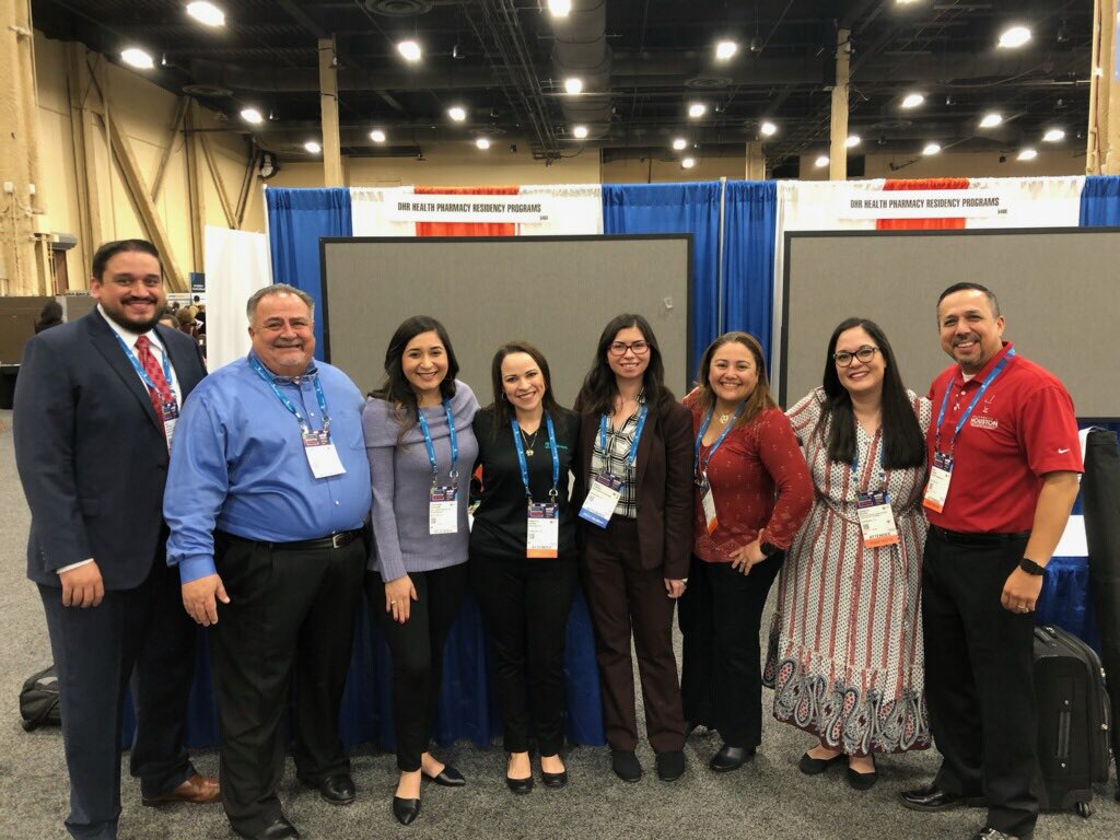 VerduzcoPharmD's tweet photo. Proud of our @DHRhealth pharmacy residency team! #ASHP2019 #ashpmidyear https://t.co/2twCRBbEX6