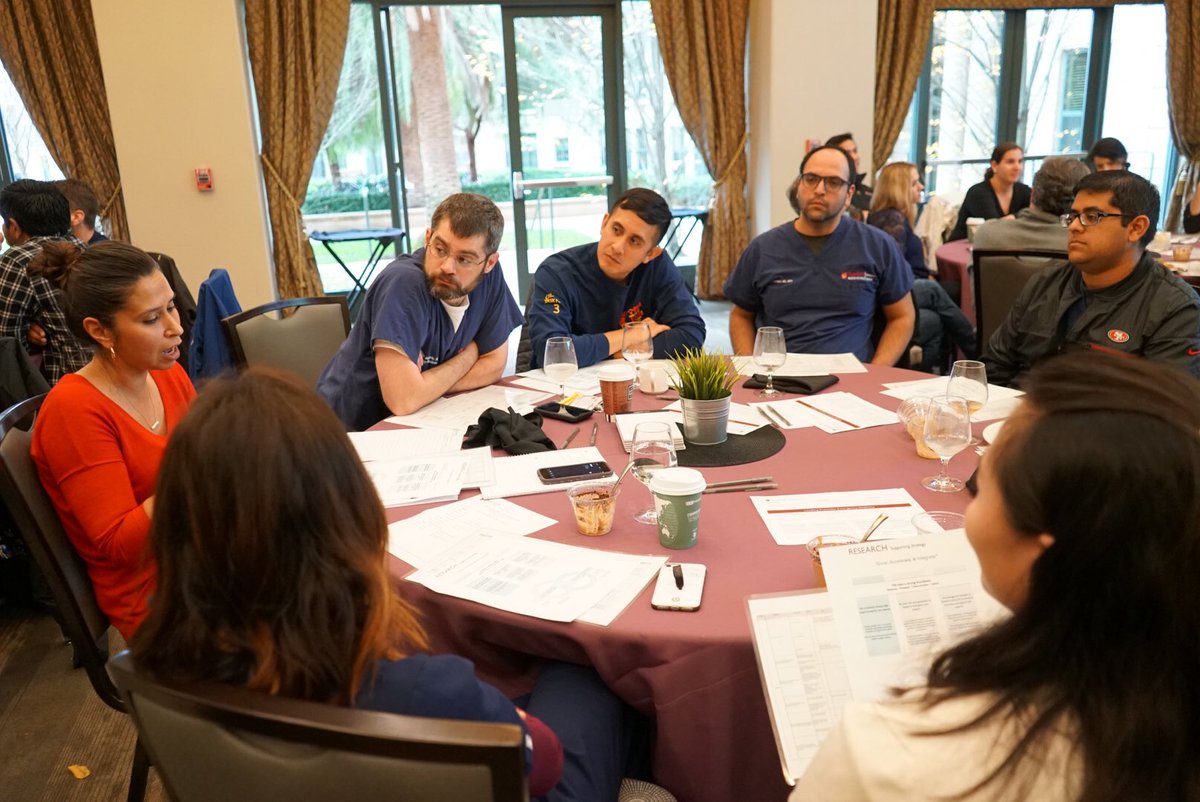 StanfordEMED's tweet photo. The mission of @StanfordEMED is to transform healthcare for ALL by leading in the advancement of EM through innovation and scientific discovery. In the coming months you will hear more about the great ideas hatched at our #strategicsummit today! #precisionEM https://t.co/p85i8SpRA6