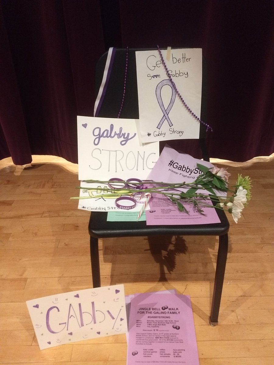 NMSBandland's tweet photo. You'll always have a chair in Band Land, Miss Gabby. #gabbystrong https://t.co/yN0ILstAdQ